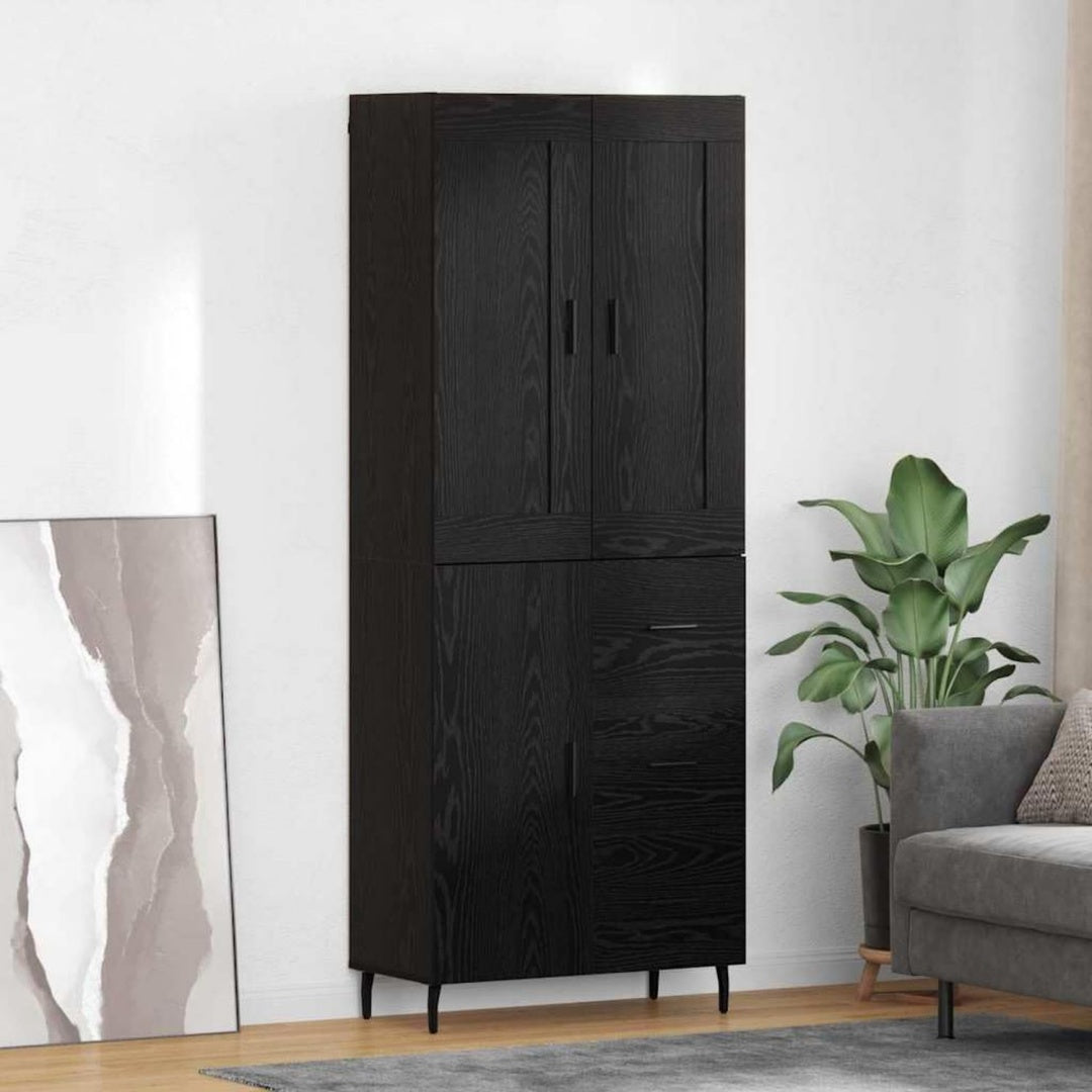 Sideboard aus Holzwerkstoff und Metall mit 3 Schubladen
