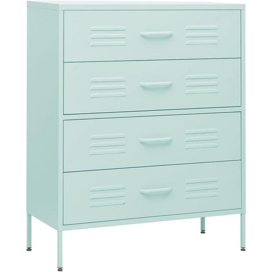 Sideboard mit den Massen 80 x 35 x 101.5 cm in Gruen