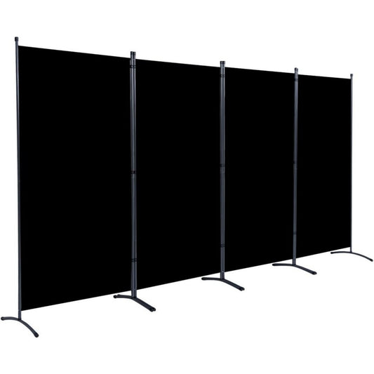 Der Raumteiler nimmt mit 345.4 x 181.1 cm Gestalt an