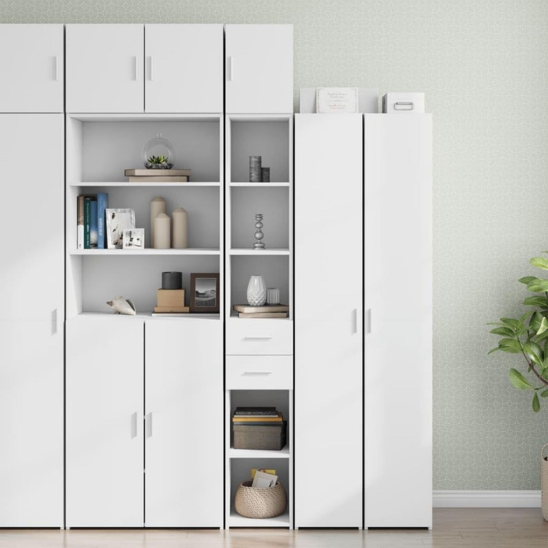 Sideboard mit den Massen 30 x 42.5 x 225 cm in Weiss