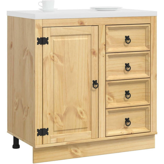 Hochschrank mit den Massen 80 x 46 x 81 cm