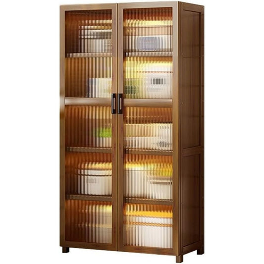 Das Sideboard mit dem Akzent auf Bambuselemente