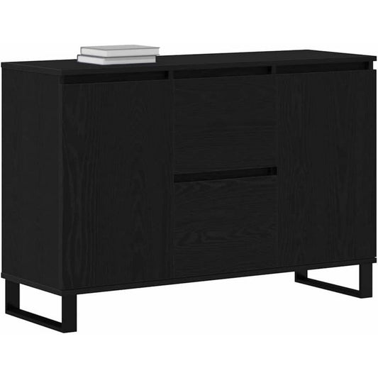 Sideboard mit den Massen 101.5 x 35 x 70 cm in Schwarz