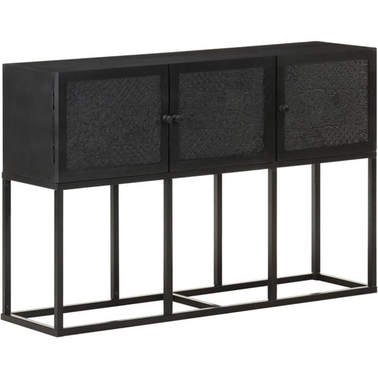 Sideboard mit 3 Tueren und einem Metallgestell