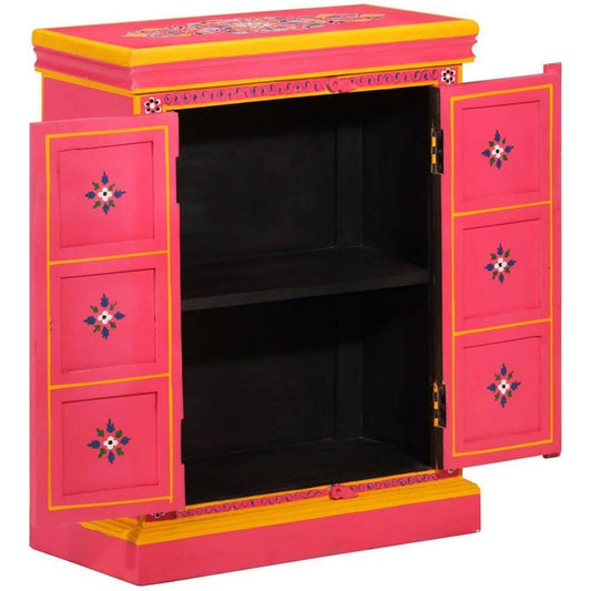 Sideboard mit geschlossenem Stauraum in Rosa