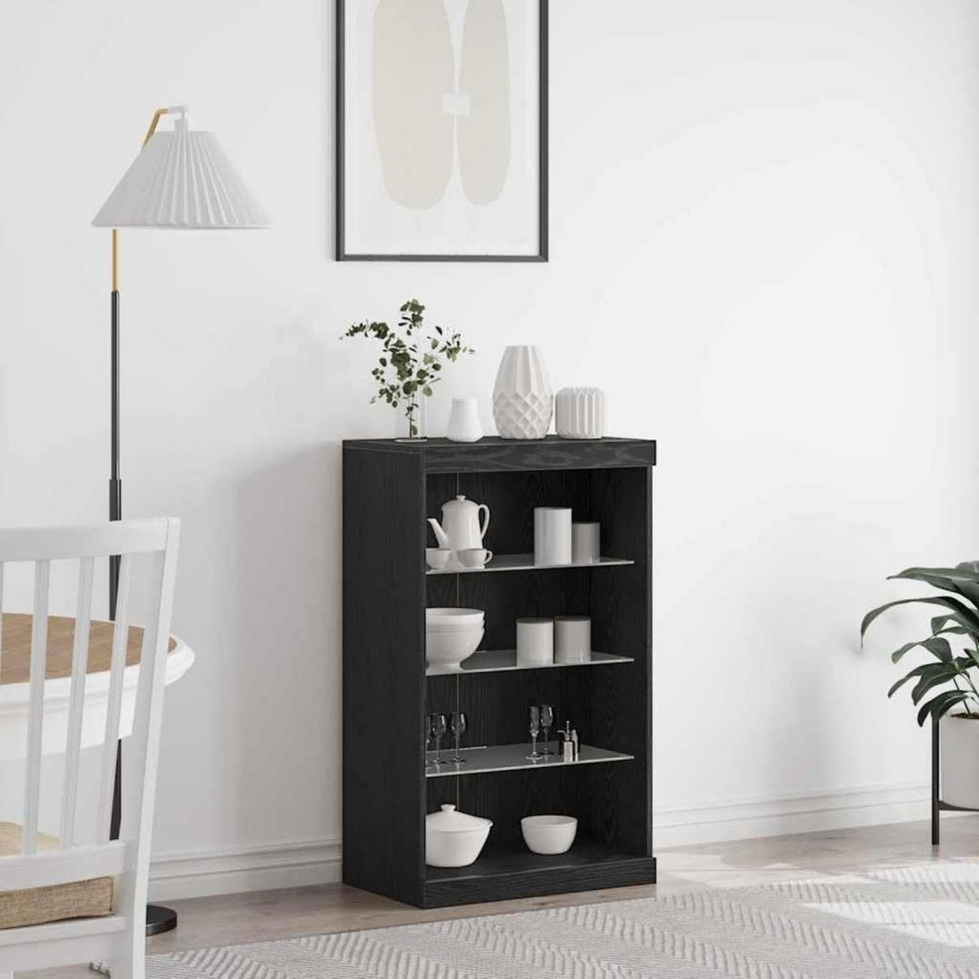 LED Beleuchtung ergaenzt das Sideboard