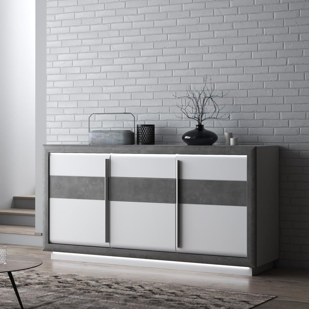 Sideboard mit 2 Schubladen und 3 Tueren