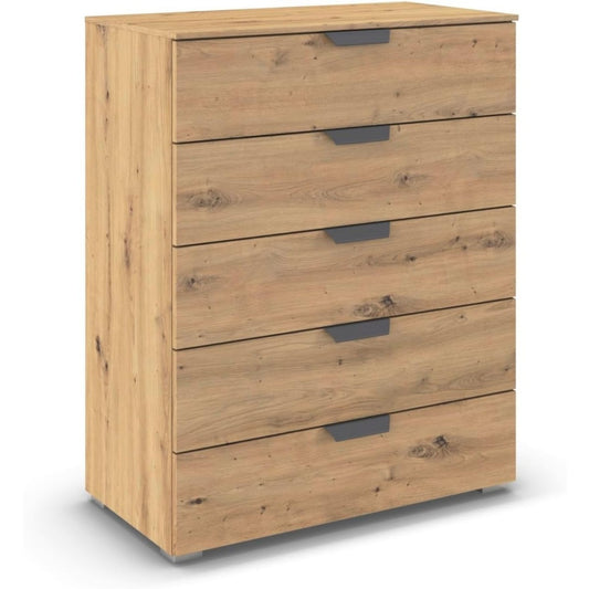 Sideboard in Eichenbraun mit sanft schliessenden Fronten